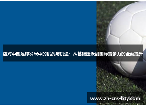应对中国足球发展中的挑战与机遇：从基础建设到国际竞争力的全面提升