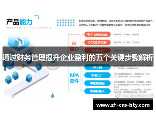 通过财务管理提升企业盈利的五个关键步骤解析